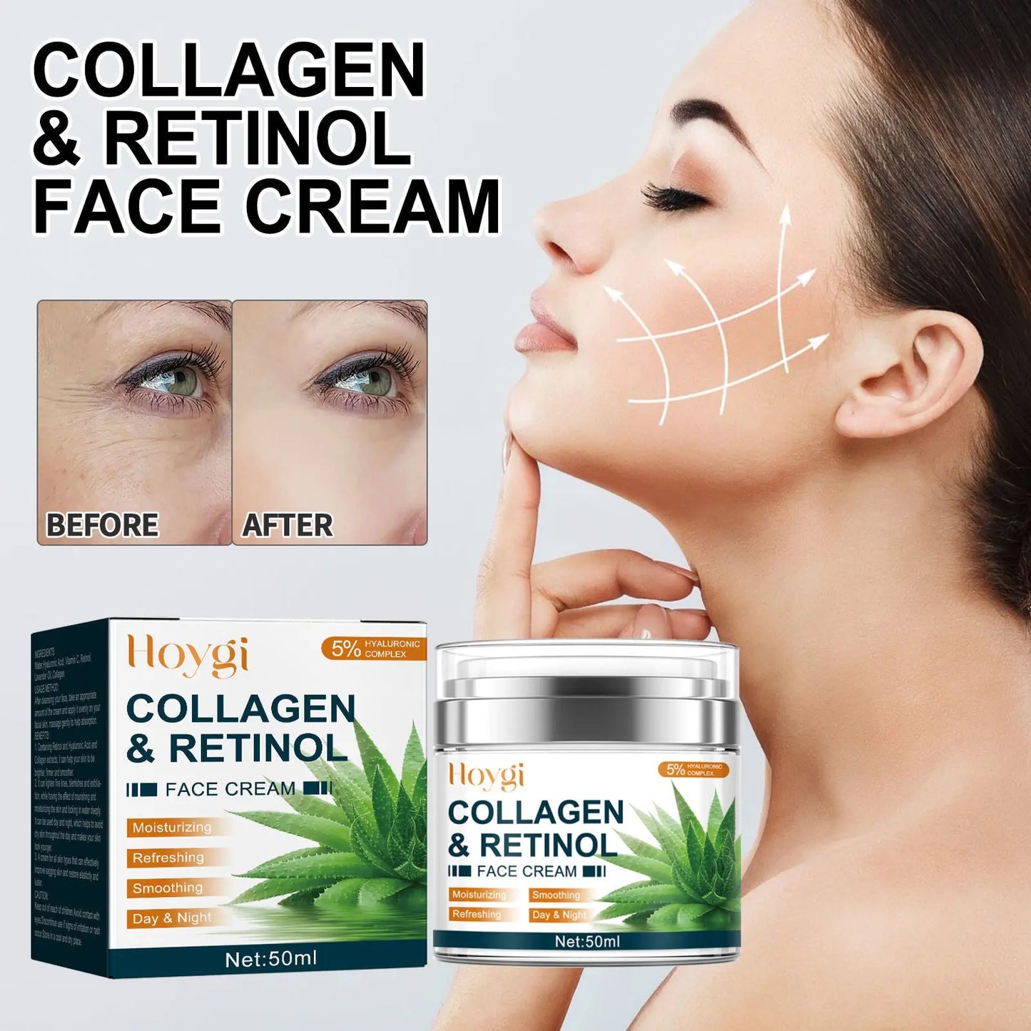 Collagen Retinol Gesichtsfeuchtigkeitscreme NaturalGlow