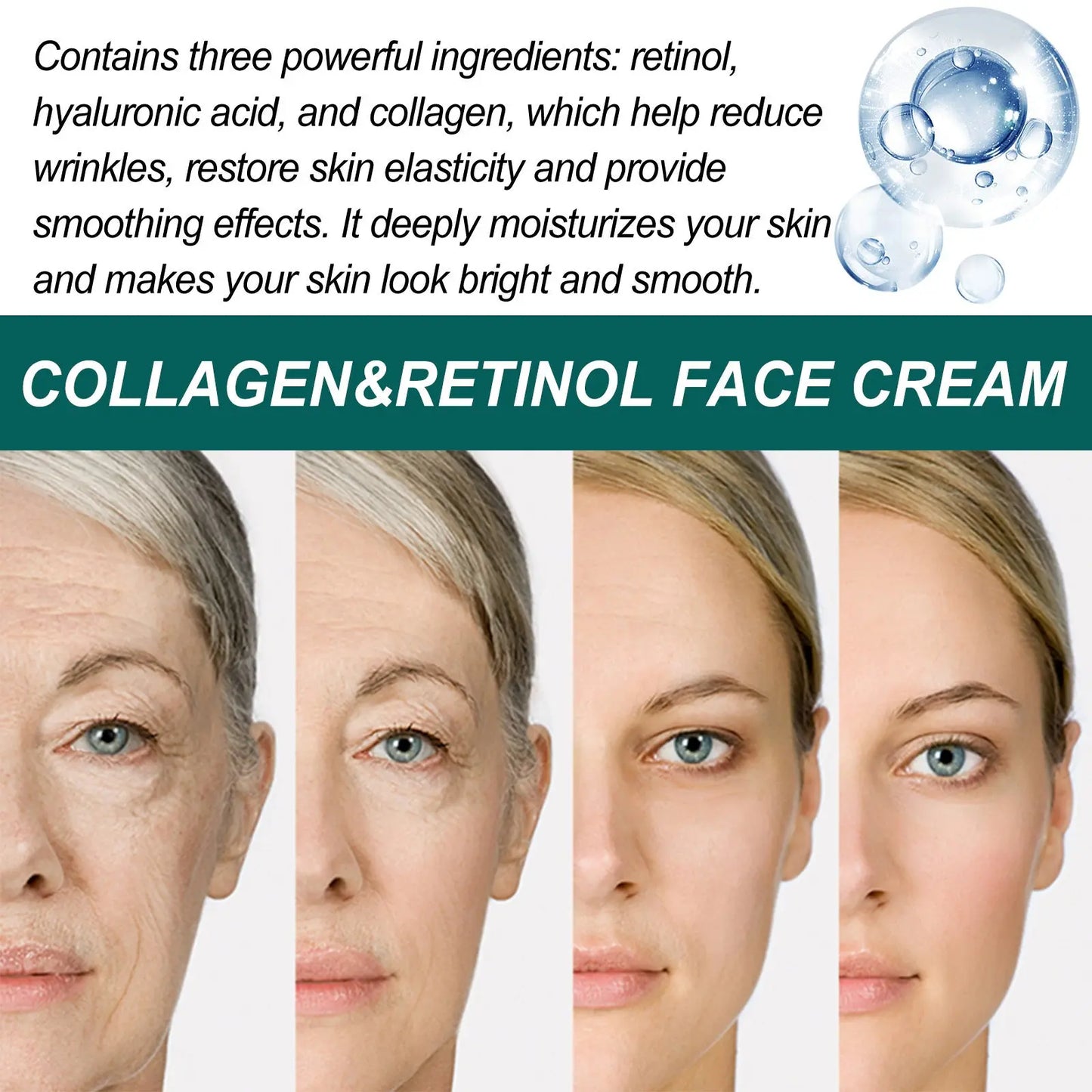 Collagen Retinol Gesichtsfeuchtigkeitscreme NaturalGlow