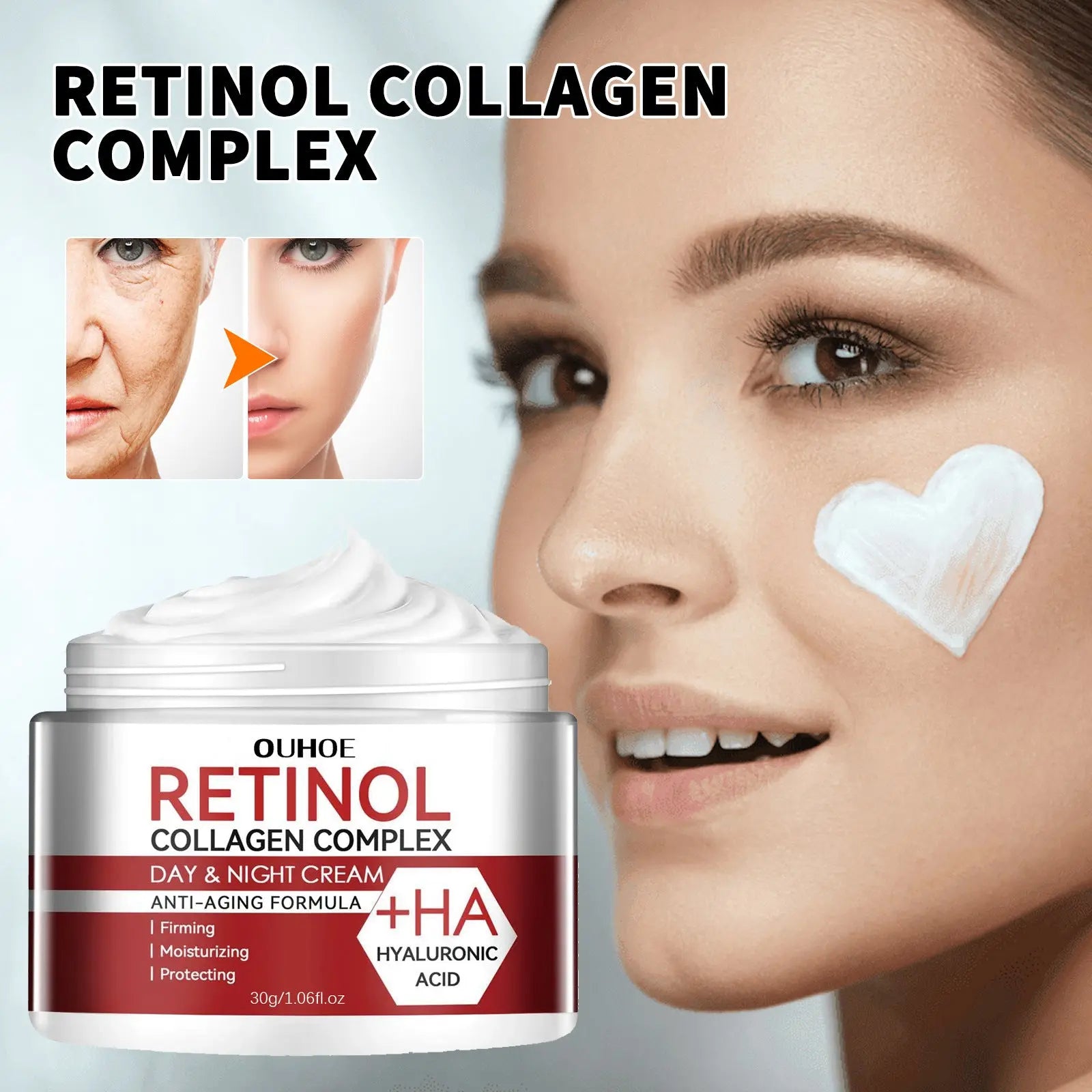 Retinol Feuchtigkeitsspendende Gesichtscreme NaturalGlow